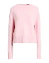 Maje Woman Sweater Pink Size 2 Cashmere, Polyamide, Elastane In Pink
