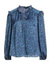 Maje Woman Top Navy Size 3 Polyester