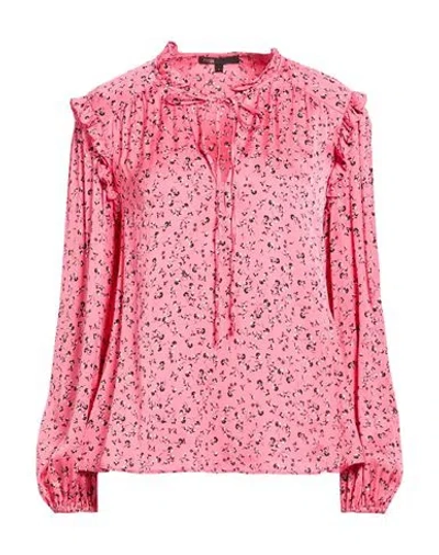 Maje Woman Top Pink Size 1 Viscose
