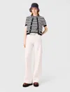 Maje Cropped Crochet Cardigan