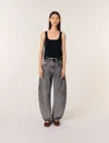 Maje Knitted Tank Top In Black