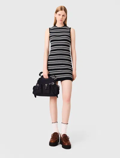 MAJE SHORT CROCHET DRESS