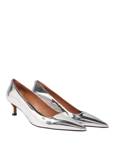 Maje Women's 124 Fayna Pointed Pumps In Silver