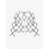 Maje Moove Diamond-pattern Logo-embellished Knitted Cardigan In Blanc