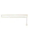 Maje Clover Logo Chain Belt In Gold