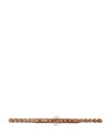 Maje Womens Bruns Interwoven Brass Belt In Camel