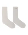Maje Women's Lurex Socks In Silver