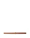Maje Slim Clover Belt In Brown