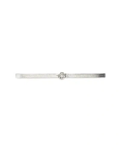 Maje Women's Mini Moon Belt In Silver