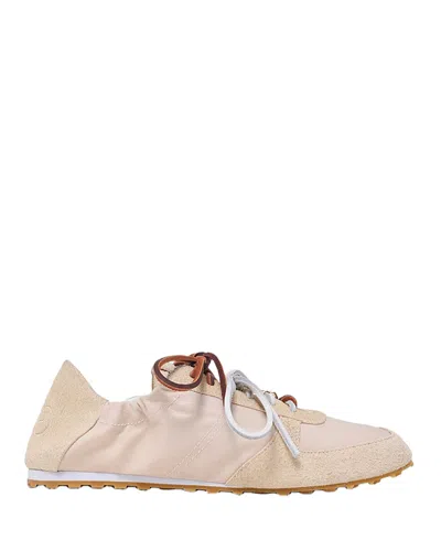Maje Multi-lace Nylon Sneakers In Neutral
