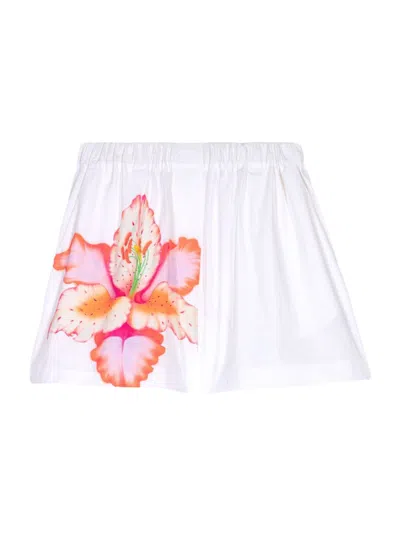 Maje Women's Patterned Shorts In White