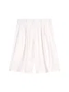 MAJE WOMEN'S PLEATED BERMUDA SHORTS