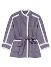 Maje Women's Short Coat In Grey