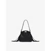 Maje Womens Black Miss M Micro Leather Bag