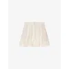 Maje Flowing Shorts In Blanc