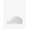 Shop Maje Womens Bleus Brand-embroidered Cotton Cap