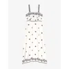 Maje Embroidered Cut-out Maxi Dress