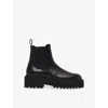 Maje Chelsea Boots In Black
