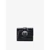 Maje Womens Black Miss M Leather Card Holder In Black