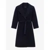 Maje Double-faced Mid-length Coat In Noir / Gris