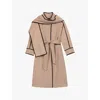 Maje Gicoco Coat In Ecru