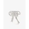 Maje Womens  Bow Brass Ring In Noir / Gris