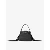 Maje Miss M Nano Rhinestone Bag In Noir / Gris