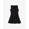 Maje Cotton-blend Tweed Mini Dress In Noir / Gris