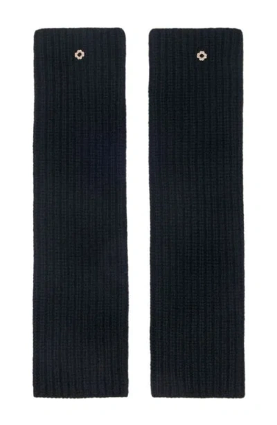Maje Wool And Cashmere Gloves In Black