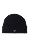 Maje Wool And Cashmere Hat In Black