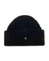 Maje Wool & Cashmere Knit Hat In Black