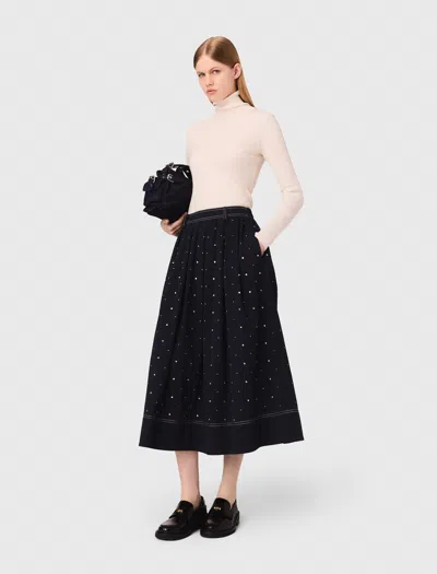 Maje Wool And Silk Sweater In Multi