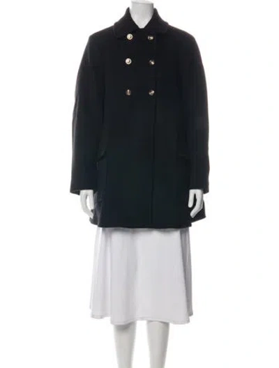 Pre-owned Maje Wool Blazer In Black