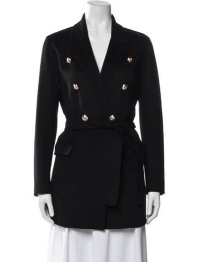 Pre-owned Maje Wool Blazer In Blue