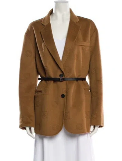 Pre-owned Maje Wool Blazer In Brown