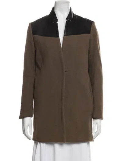 Pre-owned Maje Wool Blazer In Brown