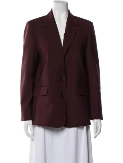 Pre-owned Maje Wool Blazer W/ Tags In Brown
