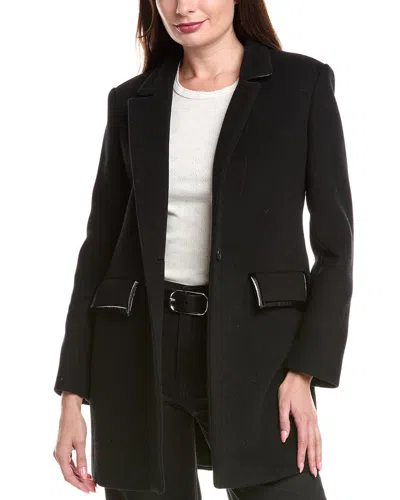 MAJE WOOL-BLEND COAT