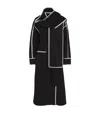 Maje Two-tone Double-faced Coat In Multi