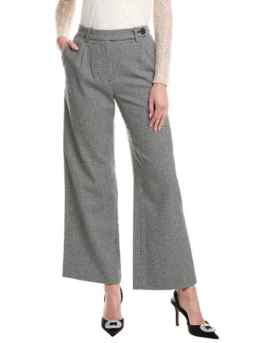 Maje Wool-blend Pant In Gray