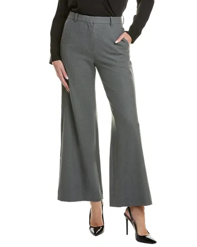 Maje Wool-blend Pant In Brown