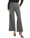 Maje Wool-blend Pant In Brown