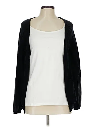 Pre-owned Maje Wool Cardigan Sweater In Black