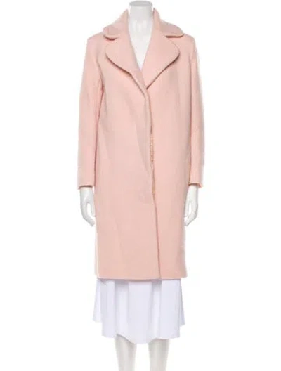 Pre-owned Maje Wool Coat In Neutral
