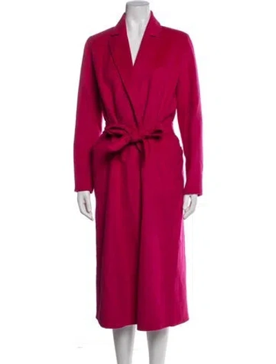 Pre-owned Maje Wool Coat In Red