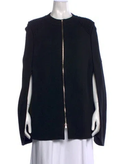 Pre-owned Maje Wool Crew Neck Sweater In Black