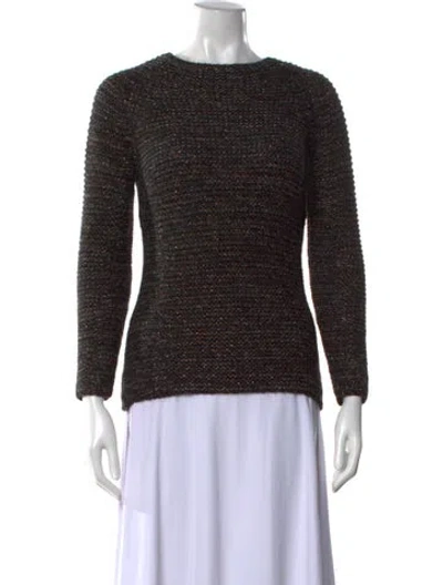 Pre-owned Maje Wool Crew Neck Sweater In Multi