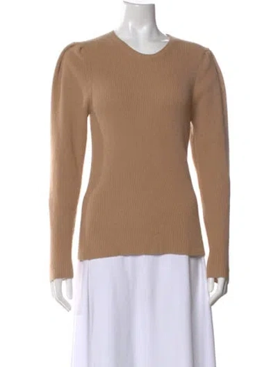 Pre-owned Maje Wool Crew Neck Sweater In Neutral