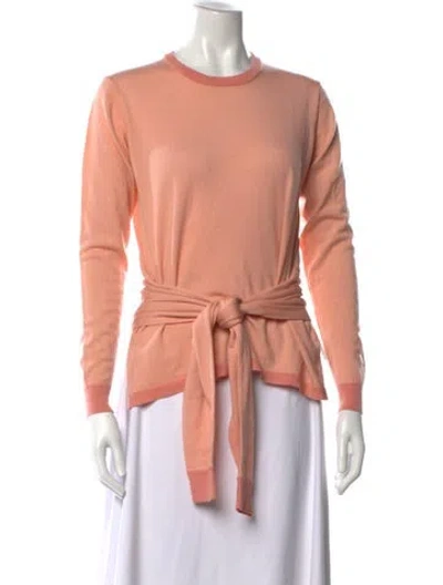 Pre-owned Maje Wool Crew Neck Sweater In Neutrals