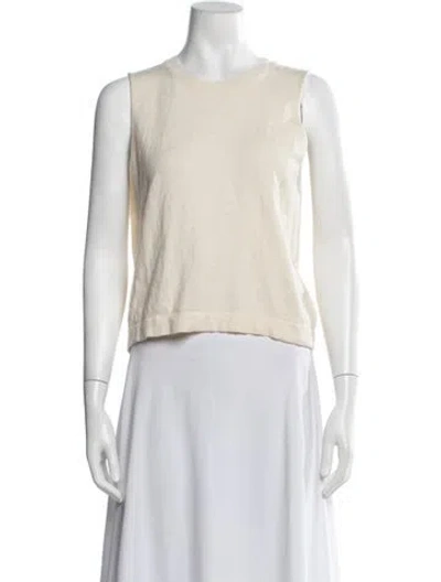 Pre-owned Maje Wool Crew Neck Sweater In Neutrals